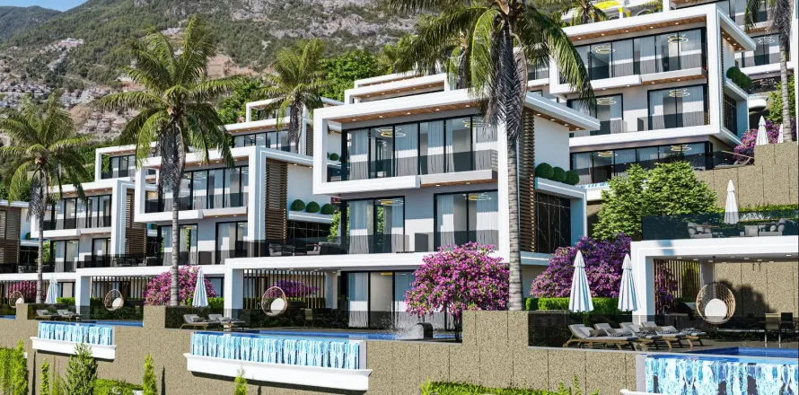 Villa  3+1  Alanya, Antalya, Türkiye №219584