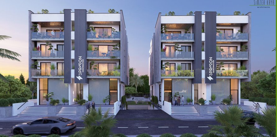 آپارتمان در  Girne ، ترکیه 73 متر مربع.  شماره 214612