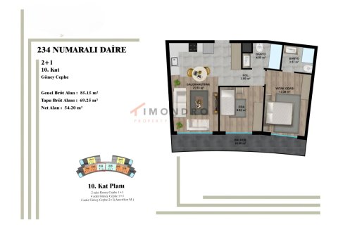 Apartment for sale  in Aksu, Antalya, Turkey, 3 bedrooms, 105m2, No. 221792 – photo 22