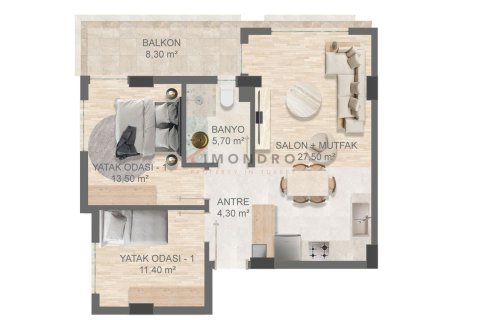 8+1 Villa  i Aksu, Antalya, Tyrkiet Nr. 221793 - 13