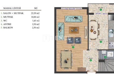 2+1 Lägenhet  i ankara, Turkiet Nr. 219851 - 21