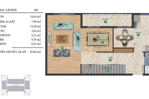 2+1 Lägenhet  i ankara, Turkiet Nr. 219851 - 17