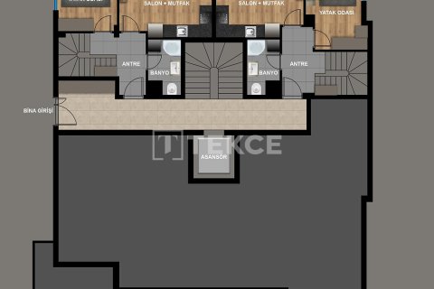 2+1 Takleilighet  i Antalya, Tyrkia Nr. 217092 - 13