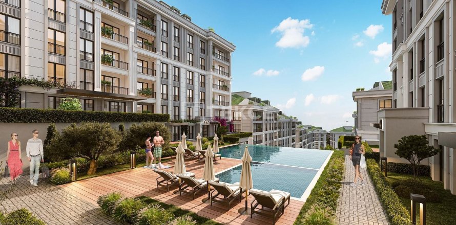 3+1 Leilighet  i Bueyuekcekmece, Istanbul, Tyrkia Nr. 217091