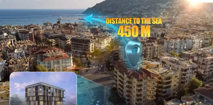 Квартира  1+1 в Аланье, Анталья, Турция №219557