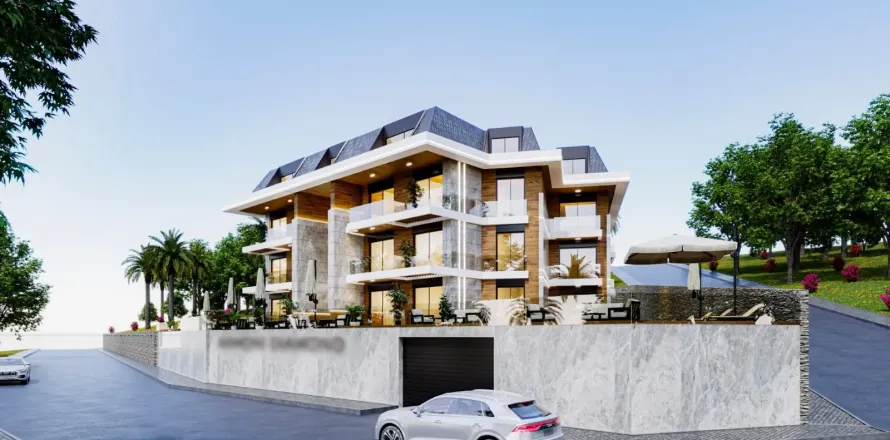 3+1 Lejlighed  i Alanya, Antalya, Tyrkiet Nr. 219560