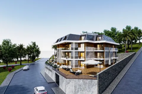 2+1 Lejlighed  i Alanya, Antalya, Tyrkiet Nr. 219559 - 2