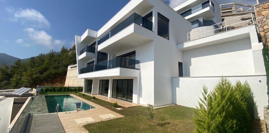 Вилла 3+2 в Бекташе, Аланья, Анталья, Турция №213837