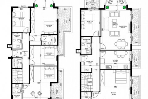 6+1 Penthouse i Yekta Golden Valley, Oba, Antalya, Tyrkiet Nr. 101717