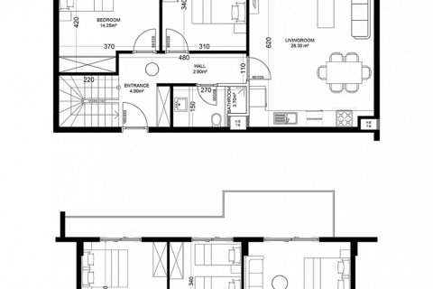 5+1 Penthouse i Yekta Golden Valley, Oba, Antalya, Tyrkiet Nr. 101716