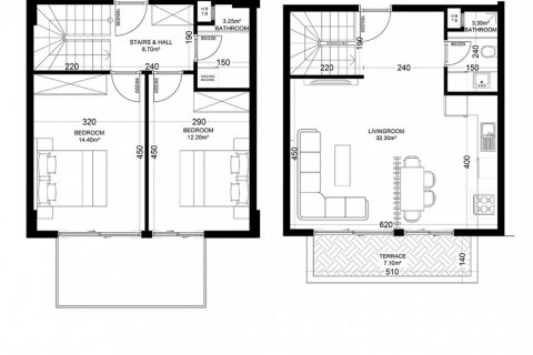 2+1 Penthouse in Yekta Golden Valley, Oba, Antalya, Turkey No. 101718
