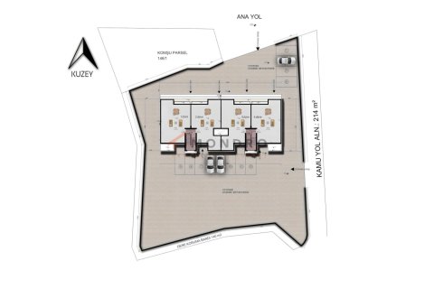 2+1 Leilighet  i Lapta, Girne,  Nr. 212300 - 7