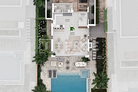 4+1 Villa in Bodrum, Mugla, Türkei Nr. 228752 - 19