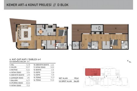Продажа квартиры  в Эйюпе, Стамбуле, Турция 3+1, 157м2, №221525 – фото 13