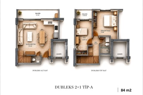 1+1 Leilighet i Mudanya, Bursa, Tyrkia Nr. 238012 - 17