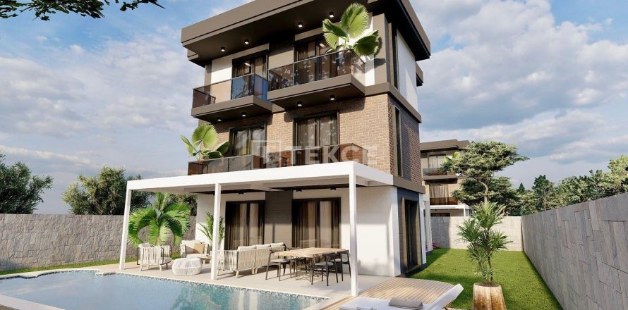 4+1 Villa  in Fethiye, Mugla, Türkei Nr. 238008