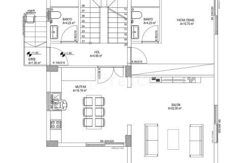4+1 Villa  in Fethiye, Mugla, Türkei Nr. 238008 - 8