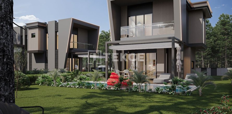 3+1 Villa i Kusadasi, Aydin, Tyrkiet Nr. 212295