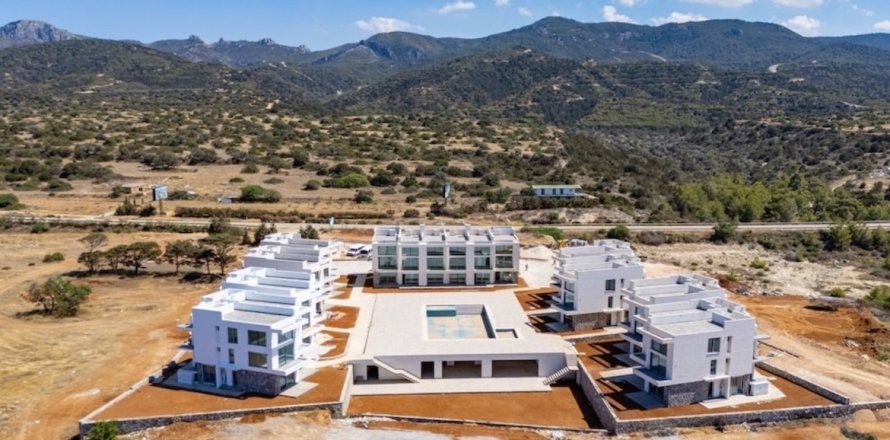 آپارتمان در  Tatlisu ، ترکیه 1 خوابه ، 66 متر مربع.  شماره 214591