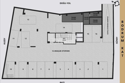 2+1 Takvåning  i Antalya, Turkiet Nr. 221409 - 15