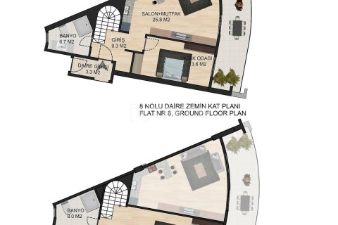 2+1 Lägenhet i Girne, Nr. 227423 - 30