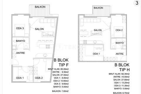 3+1 Lägenhet i Kusadasi, Aydin, Turkiet Nr. 227421 - 19