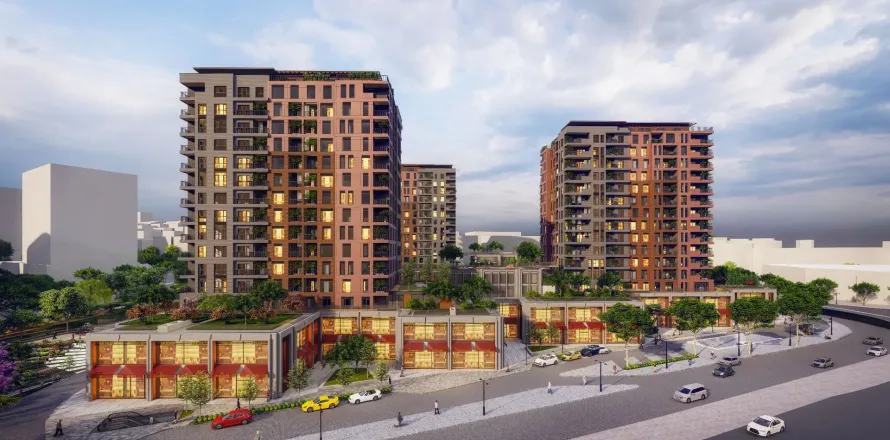 آپارتمان در  Istanbul ، ترکیه 1 خوابه ، 66 متر مربع.  شماره 219543