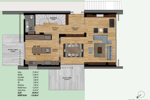 Продажа виллы  в Измире, Турция 5+1, 398м2, №234161 – фото 18