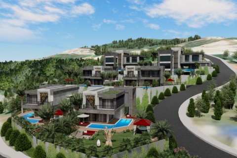 4+1 Villa i Kargicak, Alanya, Antalya, Tyrkiet Nr. 231831