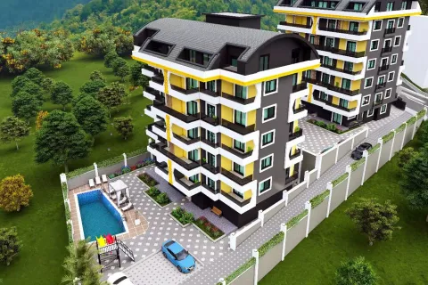 1+1 Lägenhet  i Alanya, Antalya, Turkiet Nr. 222981 - 1
