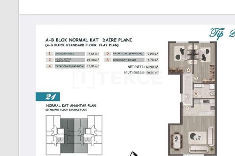 Daire  4+2  Büyükçekmece, İstanbul, Türkiye №224478 - 17