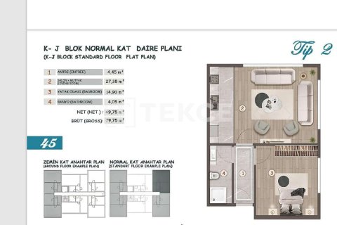 Daire  3+1  Büyükçekmece, İstanbul, Türkiye №224477 - 16