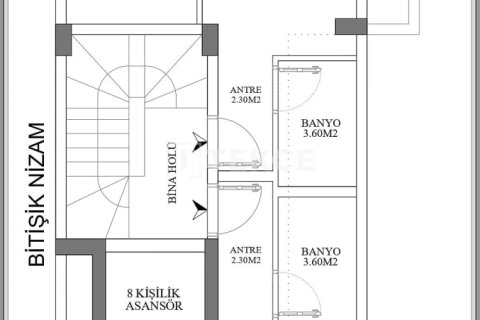 2+1 Leilighet  i Antalya, Tyrkia Nr. 224479 - 17