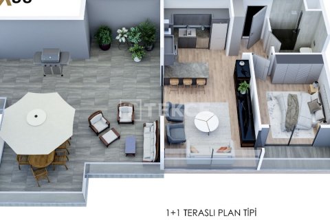 Apartment for sale  in Mezitli, Mersin, Turkey, 1 bedroom, 60m2, No. 224480 – photo 27