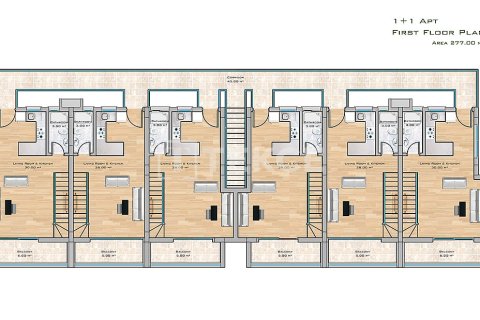Dubleks daire 1+1 Iskele, №220065 - 20