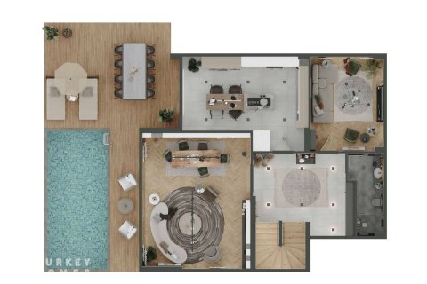Продажа виллы  в Стамбуле, Турция 6+1, 382м2, №233127 – фото 17
