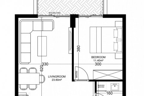 Daire Yekta Golden Valley 1+1, Oba, Antalya, Türkiye №101751