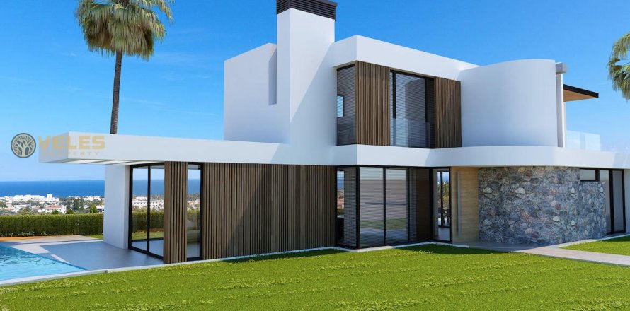 Вилла  4+1 в Беллапаисе, Гирне, Северный Кипр №214109