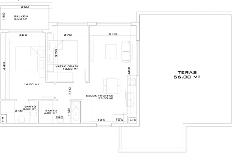 2+1 Lägenhet i Aksu, Antalya, Turkiet Nr. 220758 - 26