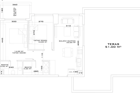2+1 Lägenhet i Aksu, Antalya, Turkiet Nr. 220757 - 26