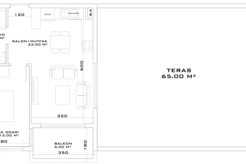 1+1 Lägenhet i Aksu, Antalya, Turkiet Nr. 220755 - 26