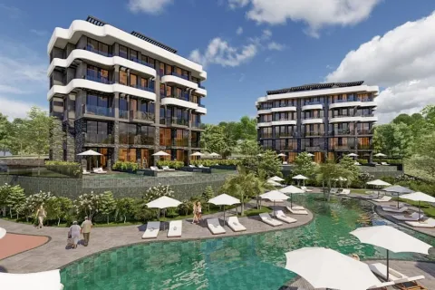 آپارتمان در  Alanya ، ترکیه 1 خوابه ، 55 متر مربع.  شماره 223616 - 2