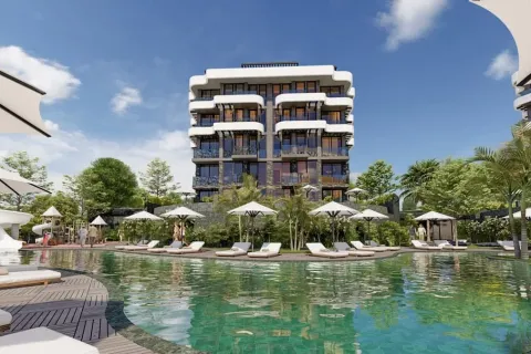 آپارتمان در  Alanya ، ترکیه 1 خوابه ، 55 متر مربع.  شماره 223616 - 8