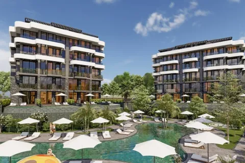 آپارتمان در  Alanya ، ترکیه 1 خوابه ، 55 متر مربع.  شماره 223616 - 4