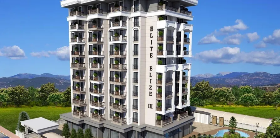 1+1 Lejlighed  i Alanya, Antalya, Tyrkiet Nr. 223618