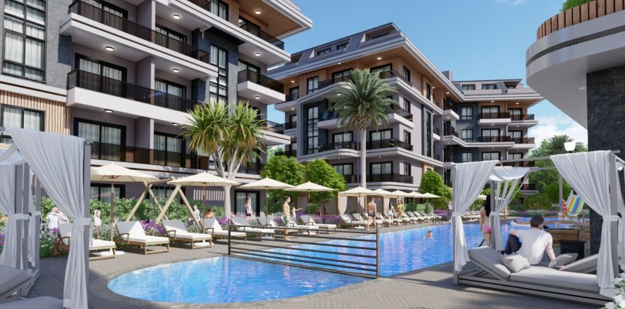 آپارتمان در  Oba ، ترکیه 2 خوابه ، 104 متر مربع.  شماره 219339