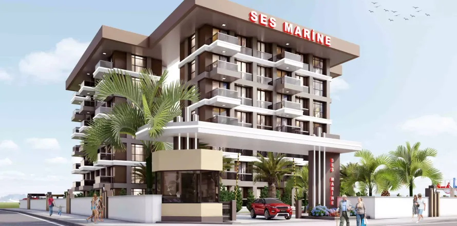 1+1 Lägenhet  i Gazipasa, Antalya, Turkiet Nr. 223034