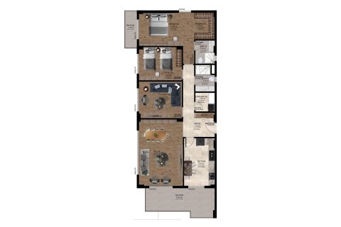 3+2 Leilighet i SES MANSION, Alanya, Antalya, Tyrkia Nr. 227580