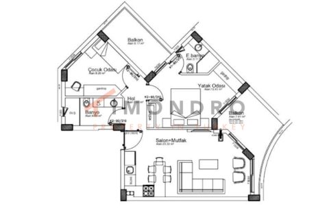 Apartment for sale  in Aksu, Antalya, Turkey, 2 bedrooms, 89m2, No. 215473 – photo 8