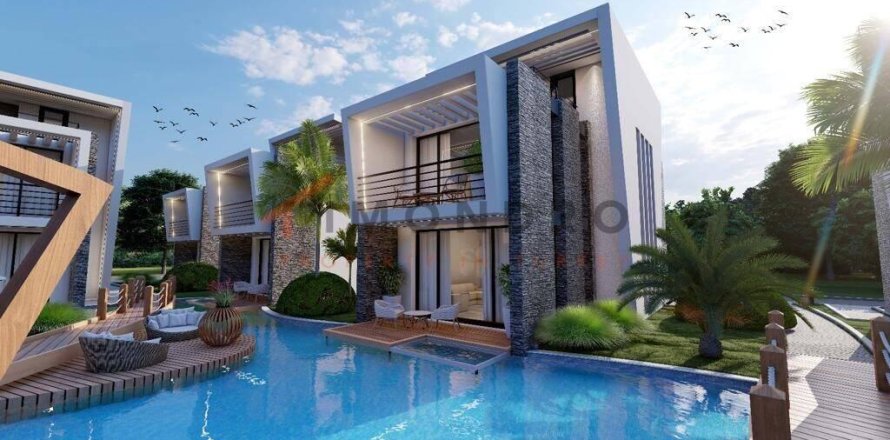 3+1 Villa  in Lapta, Girne, Northern Cyprus No. 215474